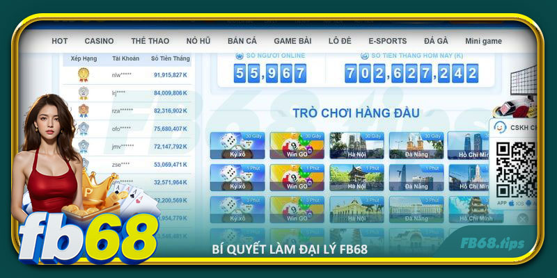 Bí quyết giúp bạn thành công khi trở thành đại lý FB68